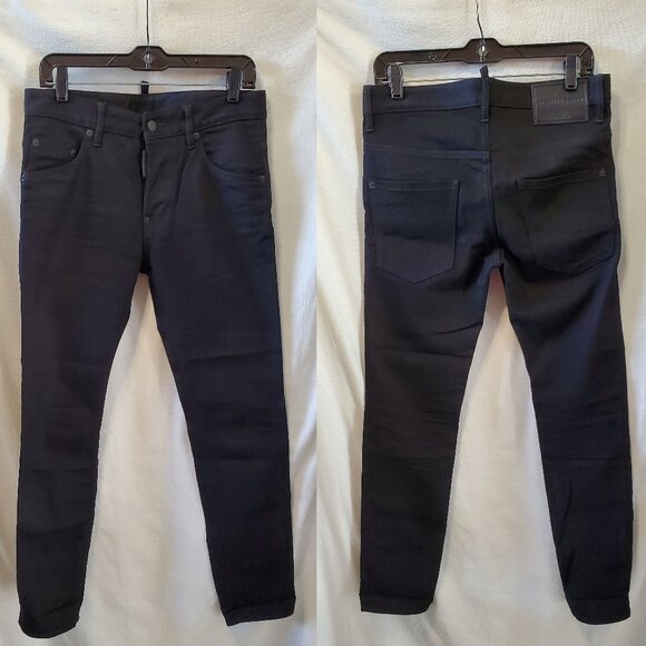 Dsquared2 Men's Black Skater Jeans Size 44 IT / 30 US - Picture 1 of 9